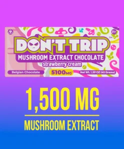 Don't Trip Mushroom Extract Chocolate Bar
