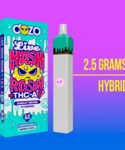 Dozo Hash Rosin Sunday Driver 2.5G Disposable