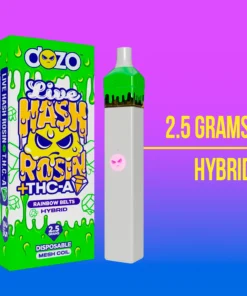 Dozo Live Hash Rosin THC-A Rainbow Belts 2.5G Vape