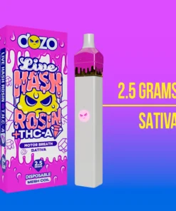 2.5g Dozo Live Hash Rosin THC-A Vape | Motor Breath (Sativa)