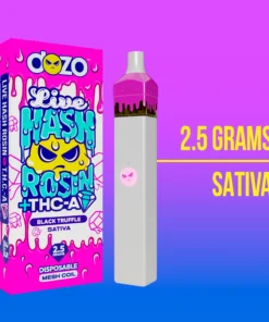 Dozo Live Hash Rosin THC-A 2.5g Vape |  G-41 (Indica)