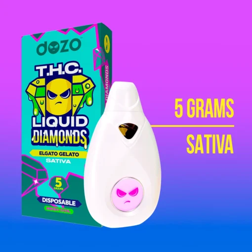 Dozo THCa Liquid Diamonds Extract Disposable 5g