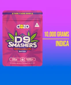 D9 Smashers Watermelon Gummies 10000MG