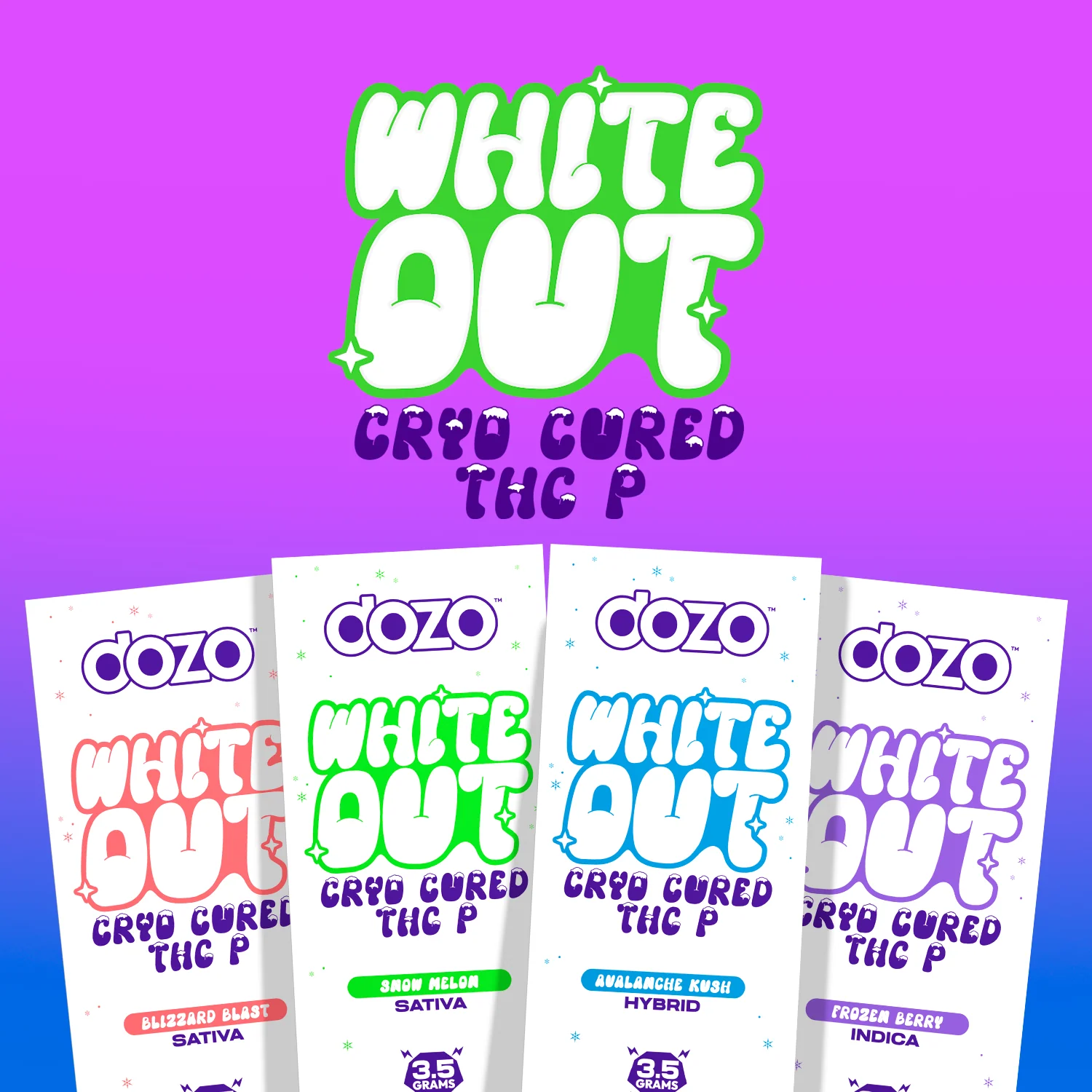 Dozo White Out 3.5G Disposable Vape