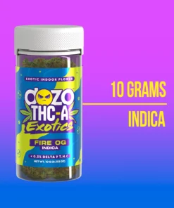 Dozo 10 GRAMS THC-A EXOTICS FLOWER | FIRE OG | Indica